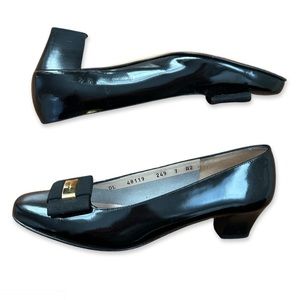 Salvatore Ferragamo bow heels